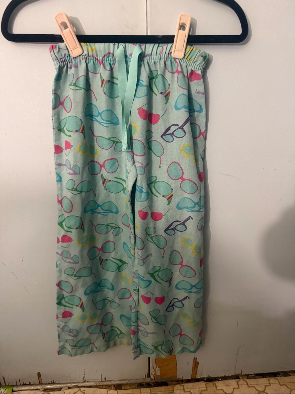 GapKids Girls Size 6 Pajama Pants Sunglasses Print Mint